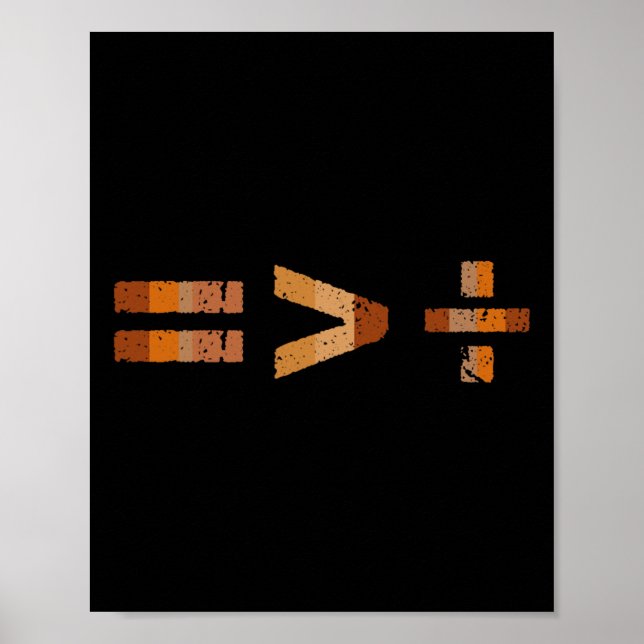 Poster L'égalité est plus grande que la division Histoire (Devant)