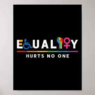 Poster L'égalité nuit aux droits de l'homme Lgbt Gay Lgbt