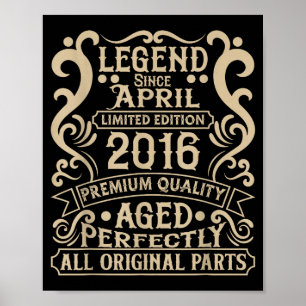 Poster Légende depuis avril 2016 âgé parfaitement 10 ans