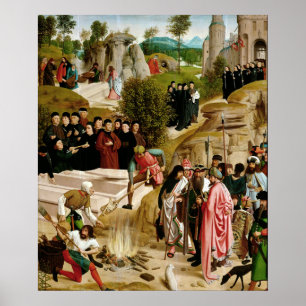 Poster Légende des reliques de Saint Jean le Baptiste