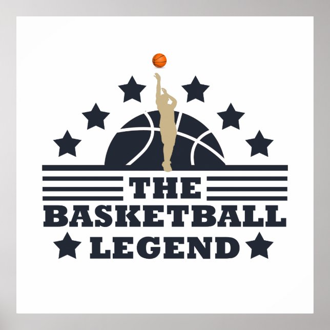 Poster légende du basket (Devant)