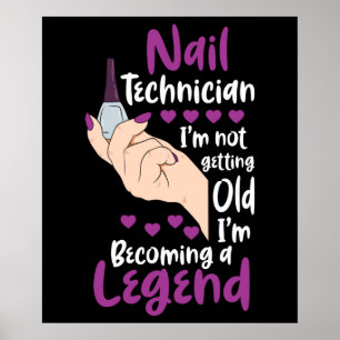 Poster Légende du technicien de clou