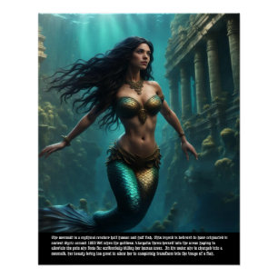 Poster Légende Mermaid