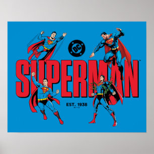 Poster Légendes de Superman pour toujours Graphique
