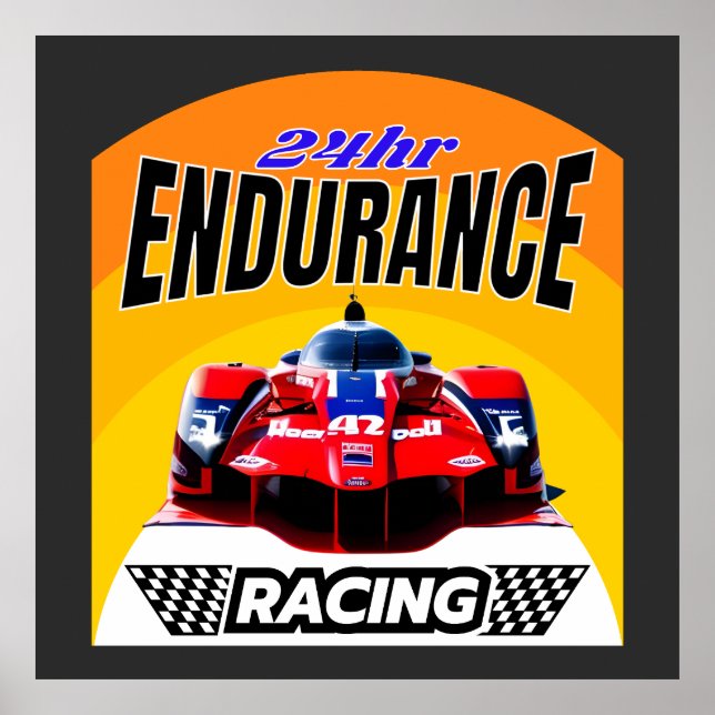 Poster Légendes de vitesse : 24h Endurance Racer (Devant)