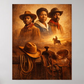 Poster Légendes noires de l'Ouest