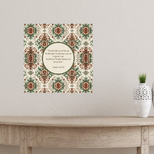 Poster Légère Bénédiction Traditionnelle Rustique