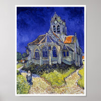 L'église d'Auvers, Van Gogh