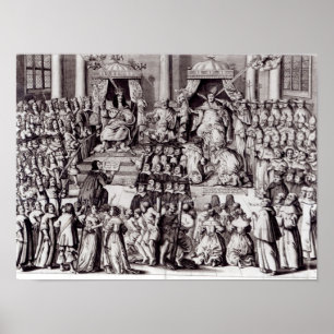 Poster L'église de l'Angleterre contre la papauté