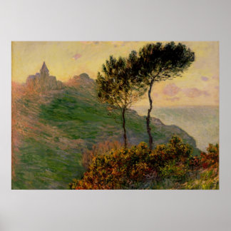 Poster L'église de Varengeville - Claude Monet