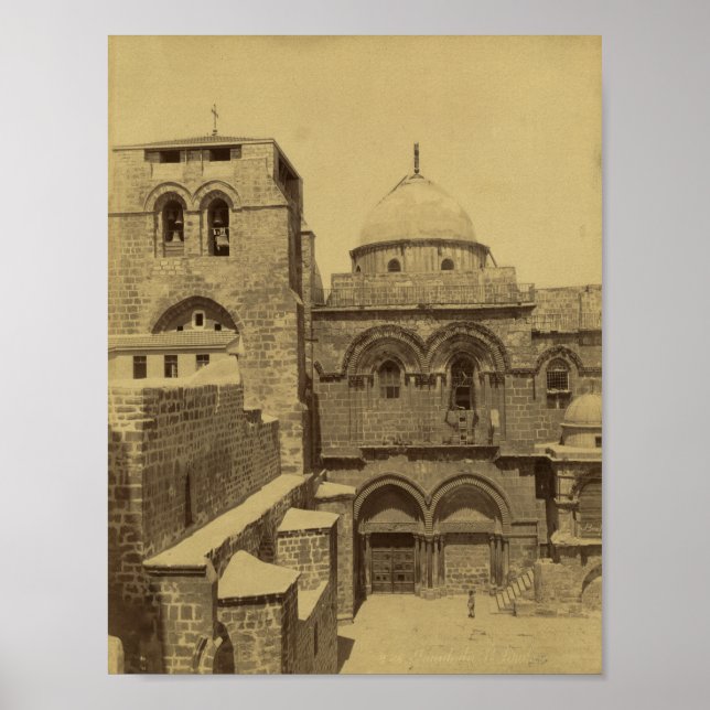 Poster L'église du Saint Sépulcre à Jérusalem (Devant)