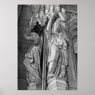 Poster L'église Saint-Maurice au centre de Lille, France
