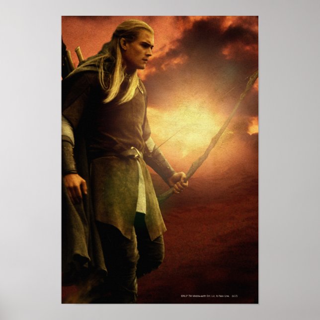 Poster LEGOLAS GREENLEAF™ avec Bow (Devant)