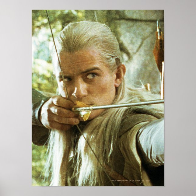 Poster LEGOLAS GREENLEAF™ Drawing Bow 2 (Devant)