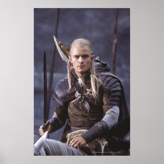 Poster LEGOLAS GREENLEAF™ sur cheval (Devant)