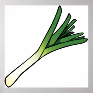 Poster Légumes de poireau