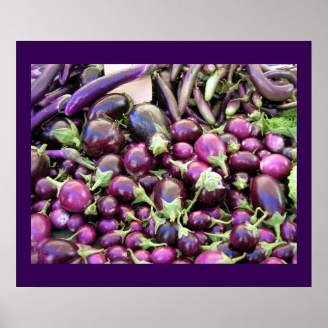 Poster - Légumes pourpres (Devant)