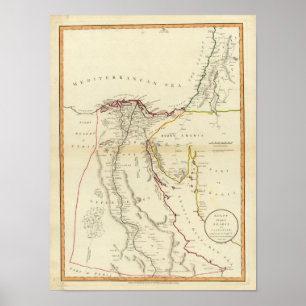 Poster L'Egypte, Arabie, Palestine