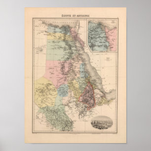 Poster L'Egypte et l'Abyssinia