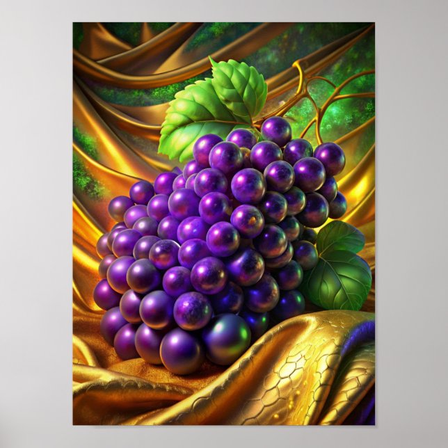 Poster "L'élégance dans les fruits" (Devant)