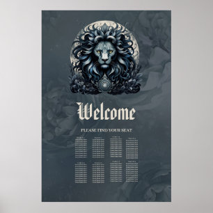 Poster L'élégance royale, regard majestueux orné de la tê