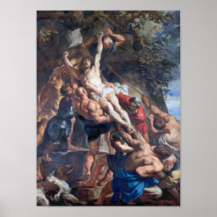 Poster L'élévation de la croix, Rubens