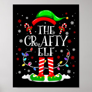 Poster L'Elfe Malin Drôle de Lutin de Noël Correspondant