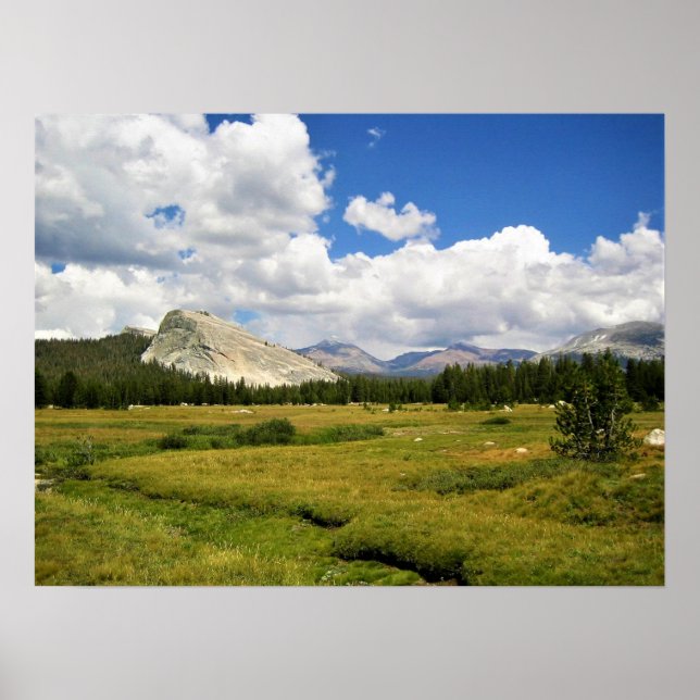 Poster Lembert Dome à Tuolumne Meadows, Yosemite, CA (Devant)