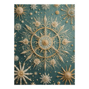 Poster L'Embrace d'or d'hiver : une Serenade de flocon de