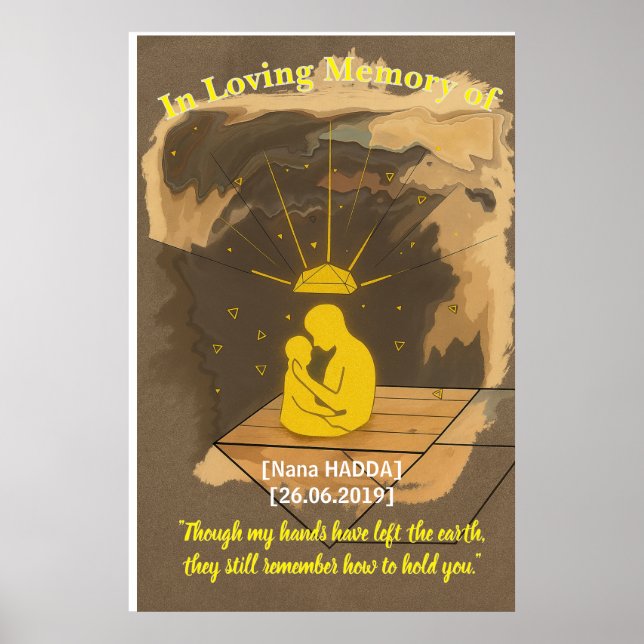 Poster L'Embrassement du Ciel - Mur d'Art Personnalisé (Devant)