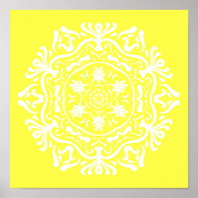 Poster Lemon Mandala (Devant)