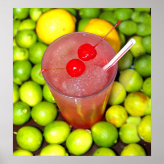 Poster Lémonade rose