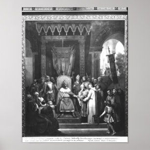 Poster L'empereur Charlemagne Entouré Principal
