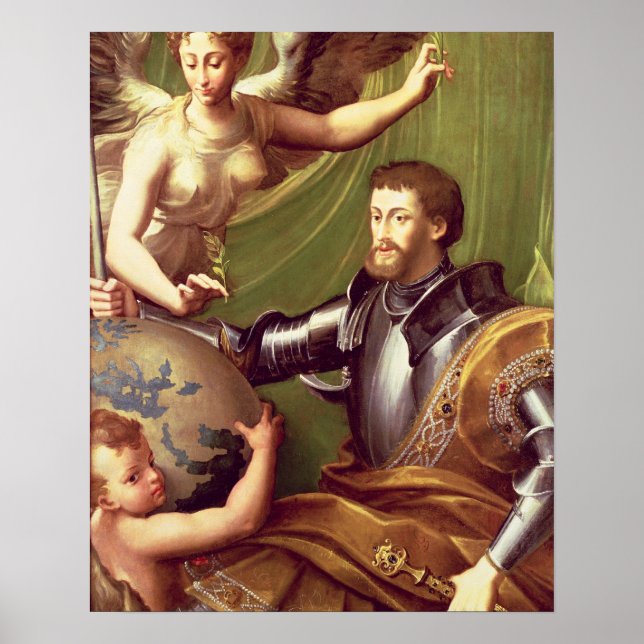 Poster L'empereur Charles V (1500-58) Recevoir le monde,  (Devant)