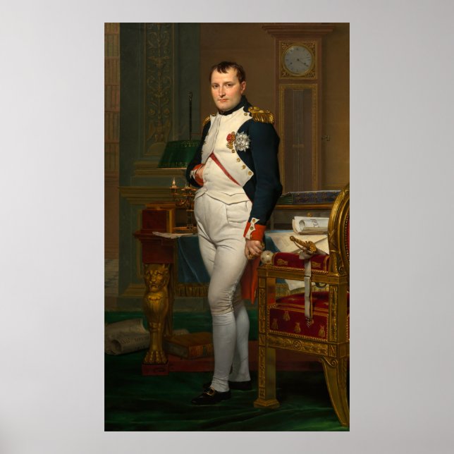 Poster L'empereur Napoléon dans son étude aux Tuileries (Devant)
