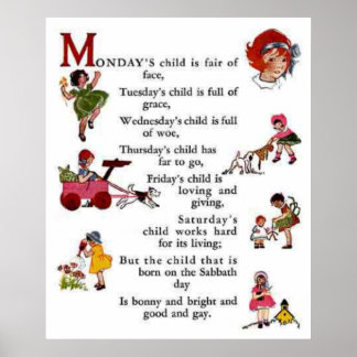 Poster L'enfant de lundi
