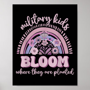 Poster L'Enfant Militaire Dandelion Fleurit Là Où Ils Se 