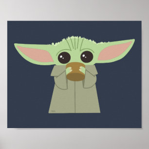 Poster L'Enfant   Tenant une tasse