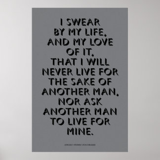 Poster L'engagement de John Galt