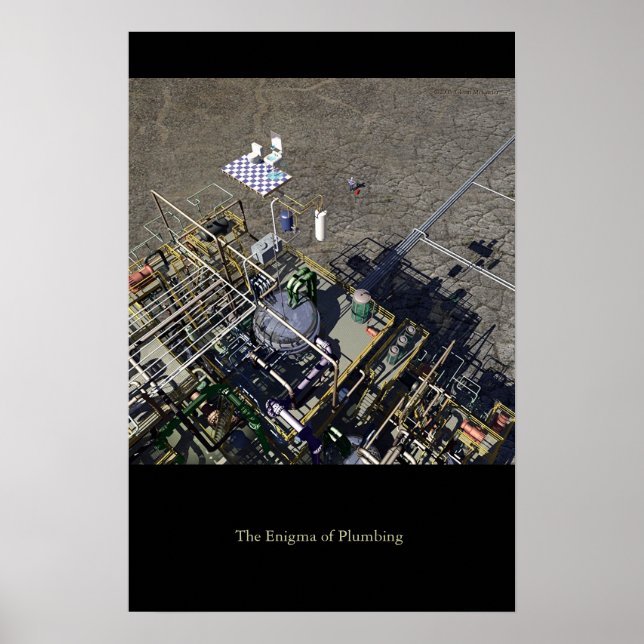 Poster L'énigme de la plomberie (Devant)