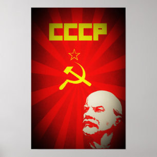 Poster lénine russie propagande communiste soviétique vin