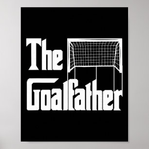 Poster L'entraîneur de gardien de but de football Papa Go