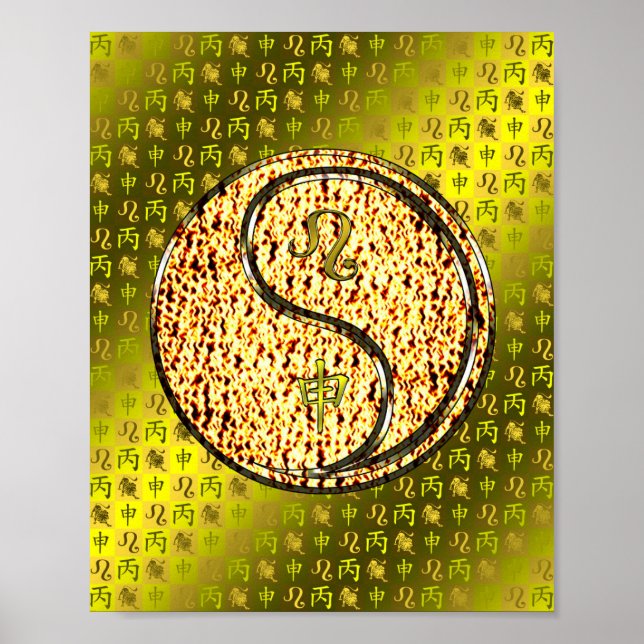 Poster Leo & Fire Monkey (Devant)