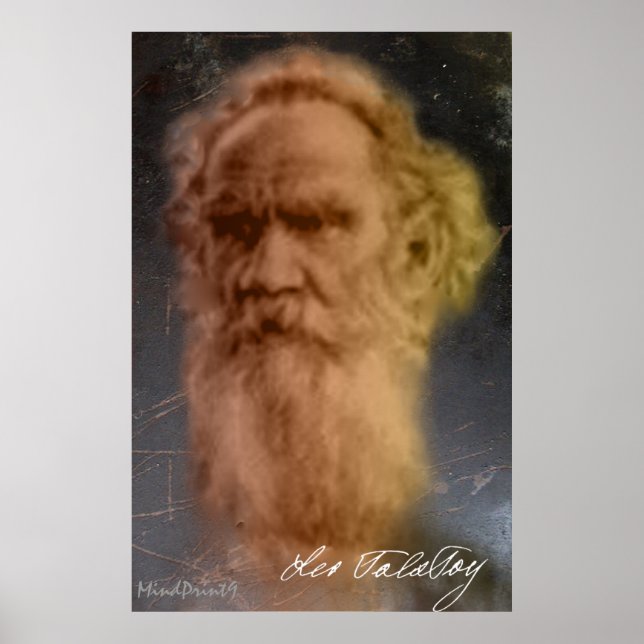 Poster Leo Tolstoï (Devant)