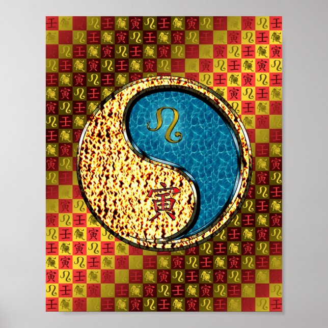 Poster Leo & Water Tiger (Devant)