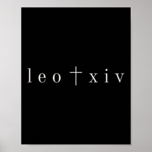 Poster Leo Xiv Nouveau Pape Premier Pape Américain