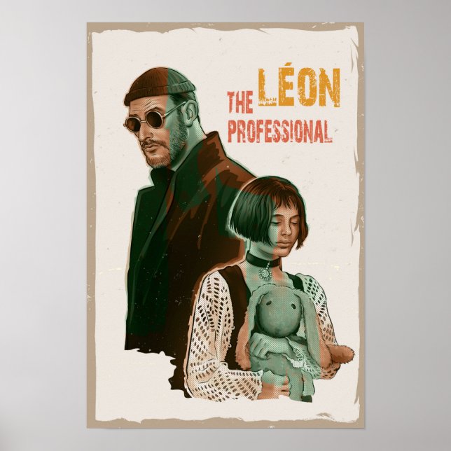 Poster Léon : le professionnel  (Devant)
