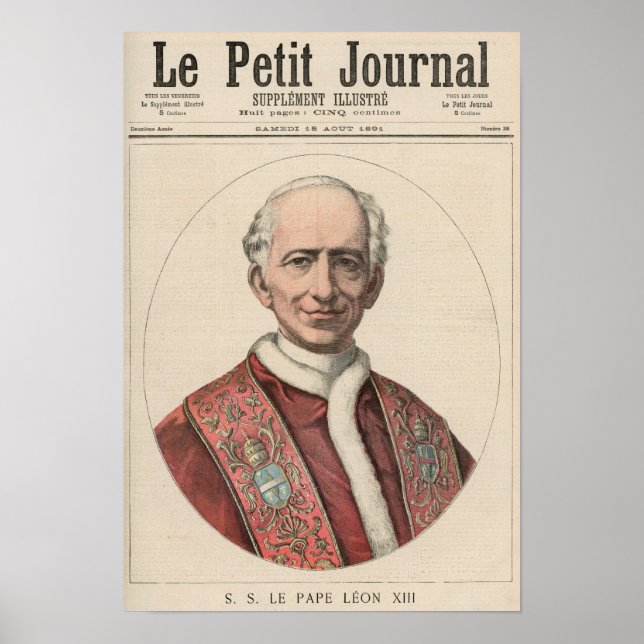 Poster Léon XIII (Devant)