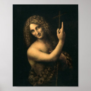 Poster Léonard de Vinci - Saint Jean Baptiste
