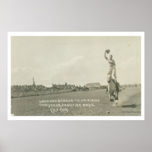 Poster Leonard Stroud triche équitation.